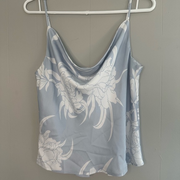 NWOT Babaton Cowlneck Camisole Floral - Picture 2 of 4